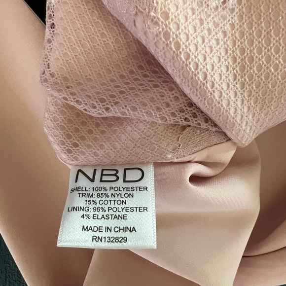 NWT NBD Make We Wanna Mini Dress in Blush Pink - Picture 11 of 11